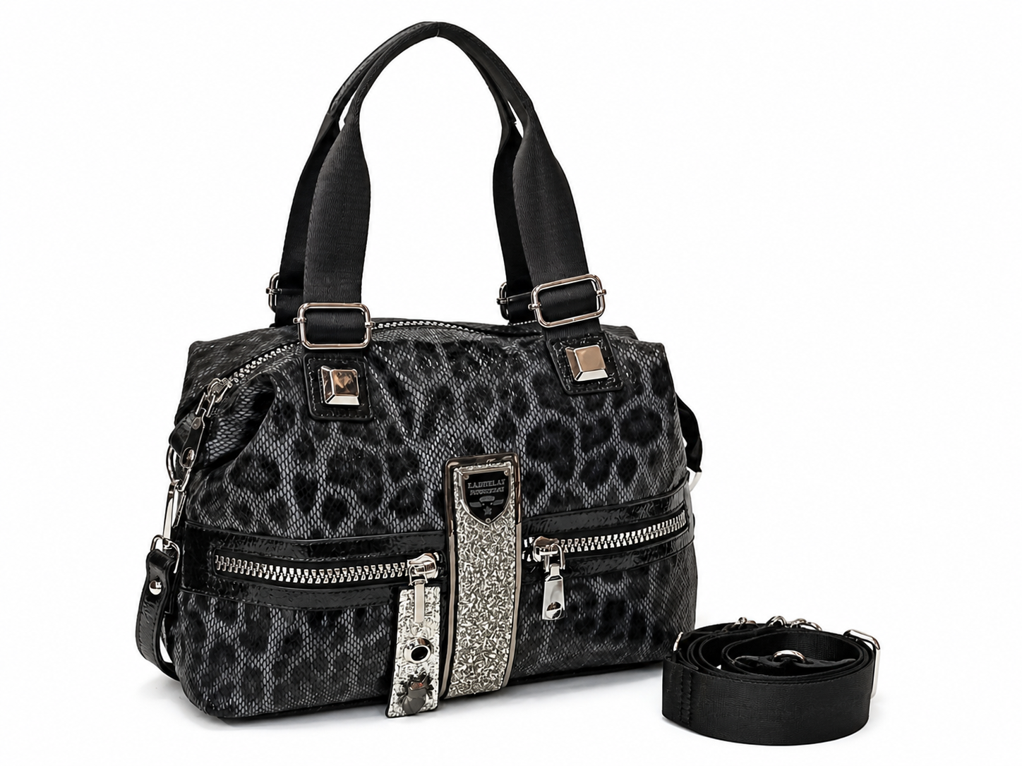Vienca Leopard Chic Luxury Handbag – Modern Elegant Everyday Bag