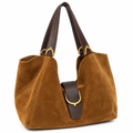 Vienca Camel Luxe Elegance Shoulder Bag – Timeless Modern Handbag