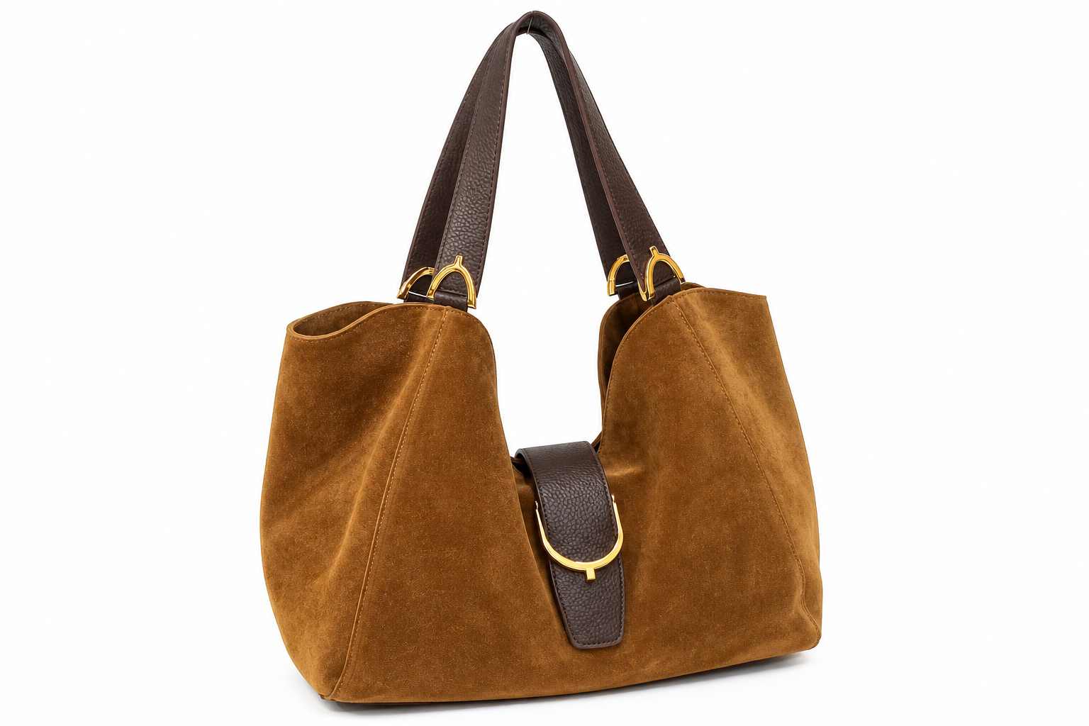 Vienca Camel Luxe Elegance Shoulder Bag – Timeless Modern Handbag