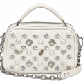 Vienca Ivory Crystal Pearl Luxury Crossbody – Elegant Designer Glam Handbag