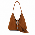 Vienca Western Fringe Luxe Shoulder Bag – Boho Chic Designer Handbag