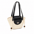 Vienca Riviera Woven Summer Tote – Elegant Turkish Beach & Casual Chic Handbag