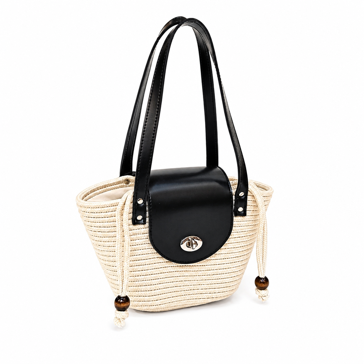 Vienca Riviera Woven Summer Tote – Elegant Turkish Beach & Casual Chic Handbag