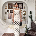 Dream Fashion Polka Dot Midi Dress – Elegant Bodycon Midi Dress