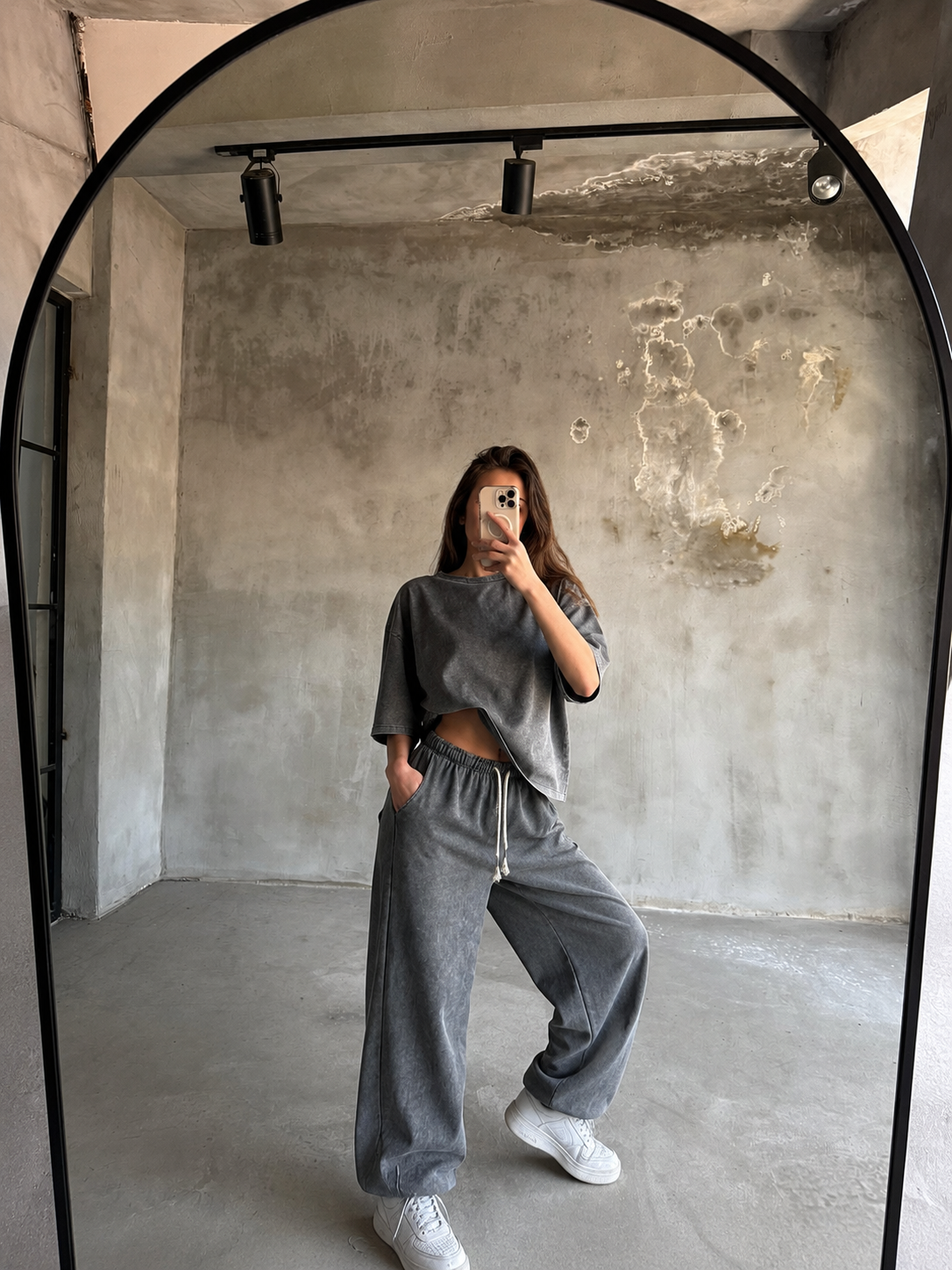 Quzan Luxury Washed Cotton Lounge Set – Premium Turkish Design