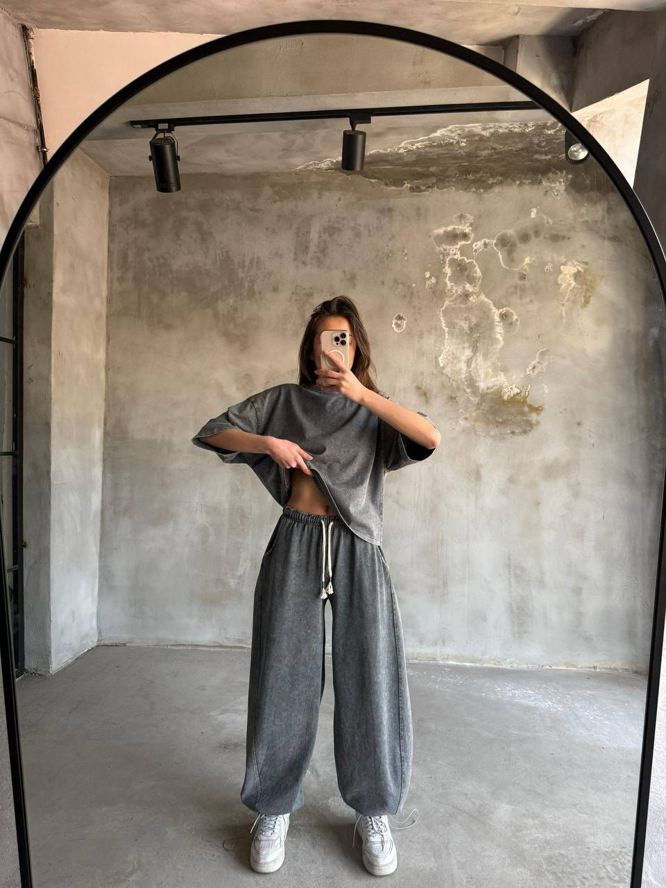Quzan Luxury Washed Cotton Lounge Set – Premium Turkish Design