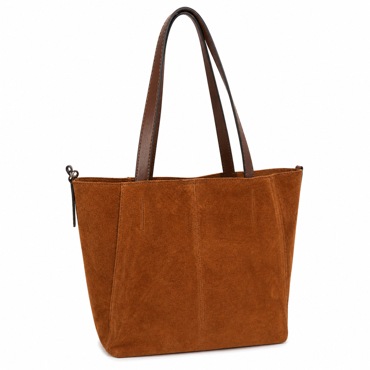 Sellona Bag Brown Suede Tote Shoulder Bag – Turkish Design