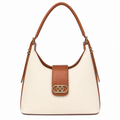 Molita Cream & Brown Vegan Leather Handbag – Turkish Design