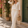 ASPRIN Relaxed Luxe Two-Piece Set – Luxury Turkish Casual Elegance