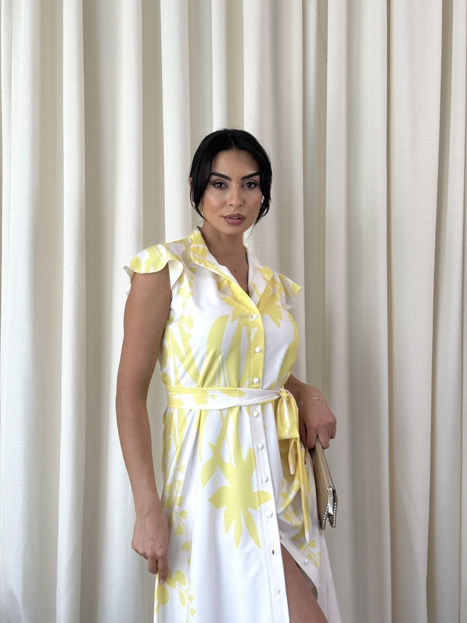 MSN Sunlit Blossom Maxi Dress – Luxury Turkish Summer Elegance