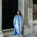 MSN Sapphire Royale Kaftan Dress – Luxury Turkish Modest Maxi Dress