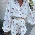 ASPRIN Coastal Shell Linen Set – Luxury Turkish Summer Outfit