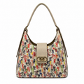 Molita Multicolor Pattern Leather Shoulder Handbag – Turkish Design