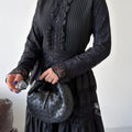 MSN Noir Lace Elegance Dress – Luxury Turkish Modest Fashion