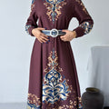 MSN Imperial Elegance Maxi Dress – Luxury Turkish Statement Fashion