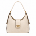 Molita Beige Woven Vegan Leather Handbag – Turkish Design