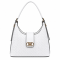 Molita White Woven Vegan Leather Handbag – Turkish Design